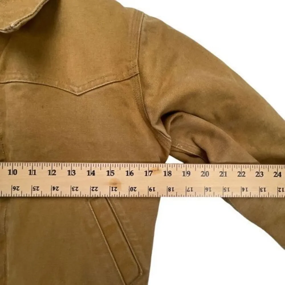 Carhartt Santa Fe Jacket Quilt Lined Youth Medium Y03 BRN Brown - Picture 7 of 16